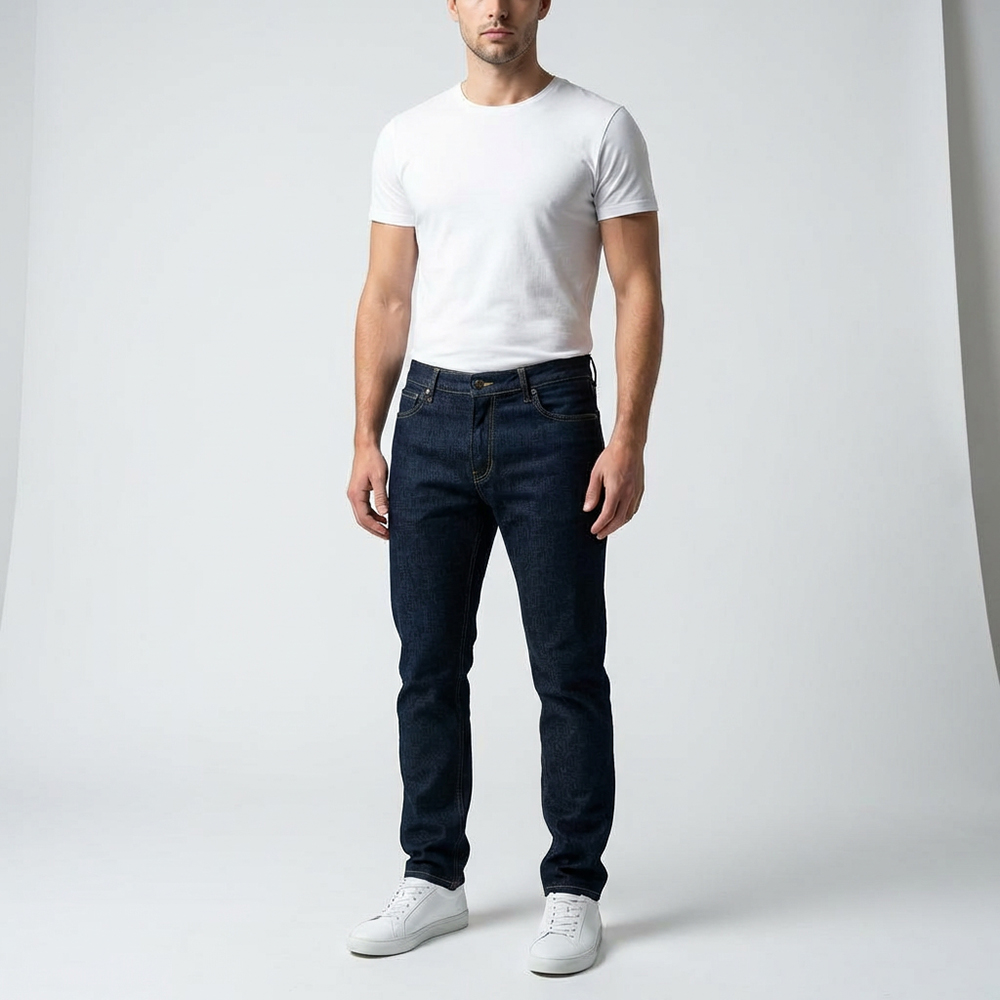 DEPART PANTALON JEAN DEPART SLIM HOMME BLEU – Image 5