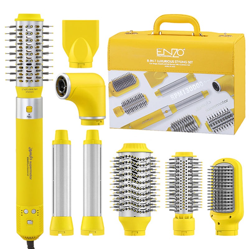 ENZO Professional Styler à Air Chaud Multifonction 8 en 1 avec Technologie Ionique et Moteur BLDC – Image 5