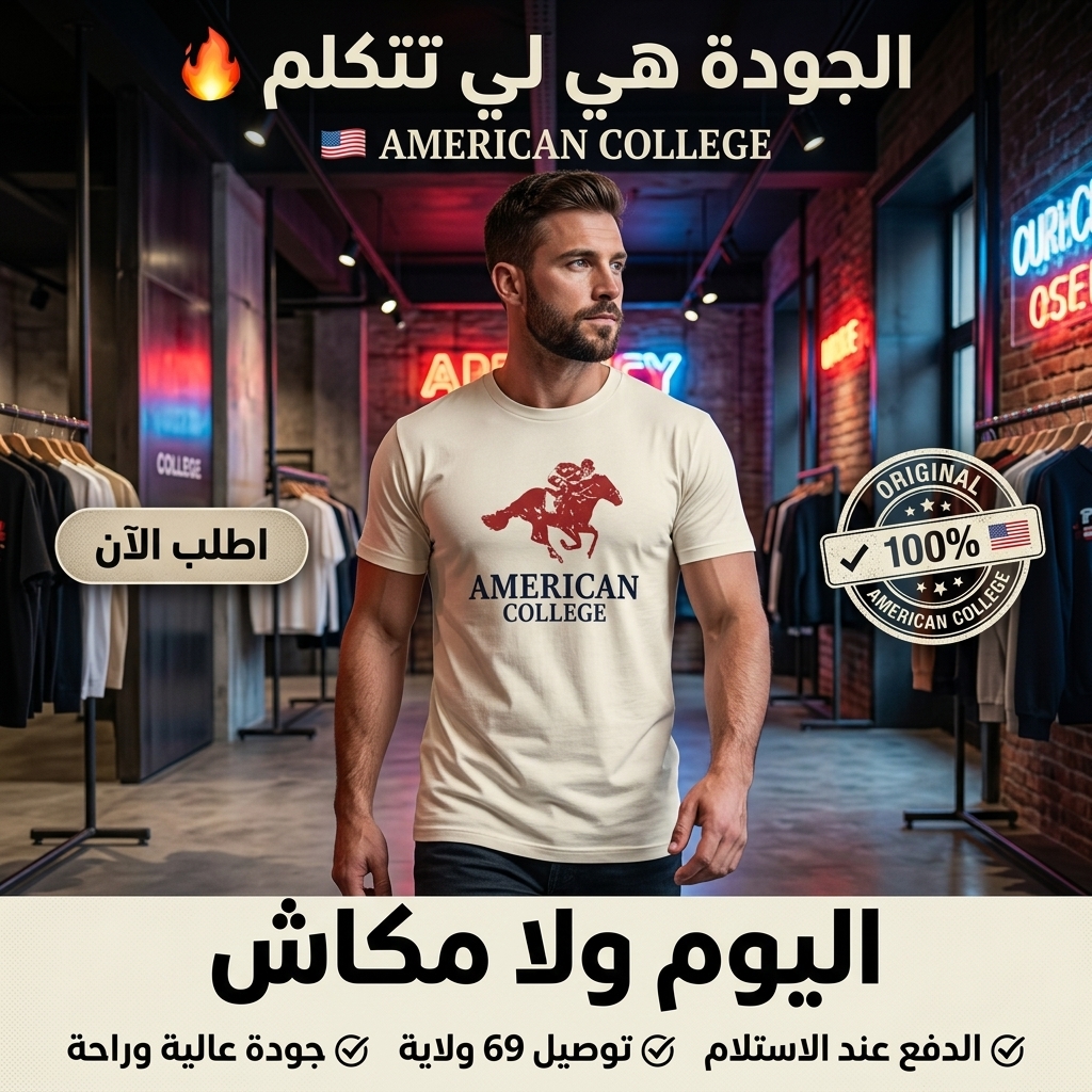 American College t-shirt pour Homme – Image 6
