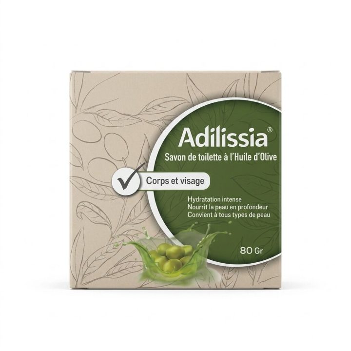 Adilissia Savon Corps et Visage à l’Huile d’Olive (pack X3)