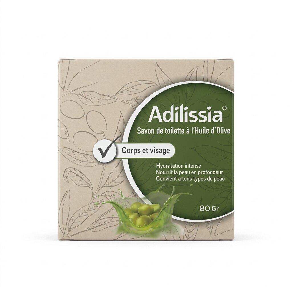 Adilissia Savon Corps et Visage à l’Huile d’Olive (pack X3) – Image 2