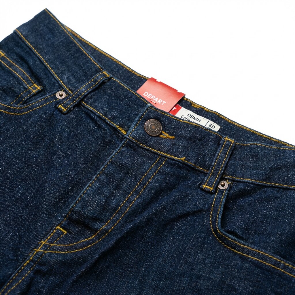 DEPART PANTALON JEAN DEPART SLIM HOMME BLEU – Image 4