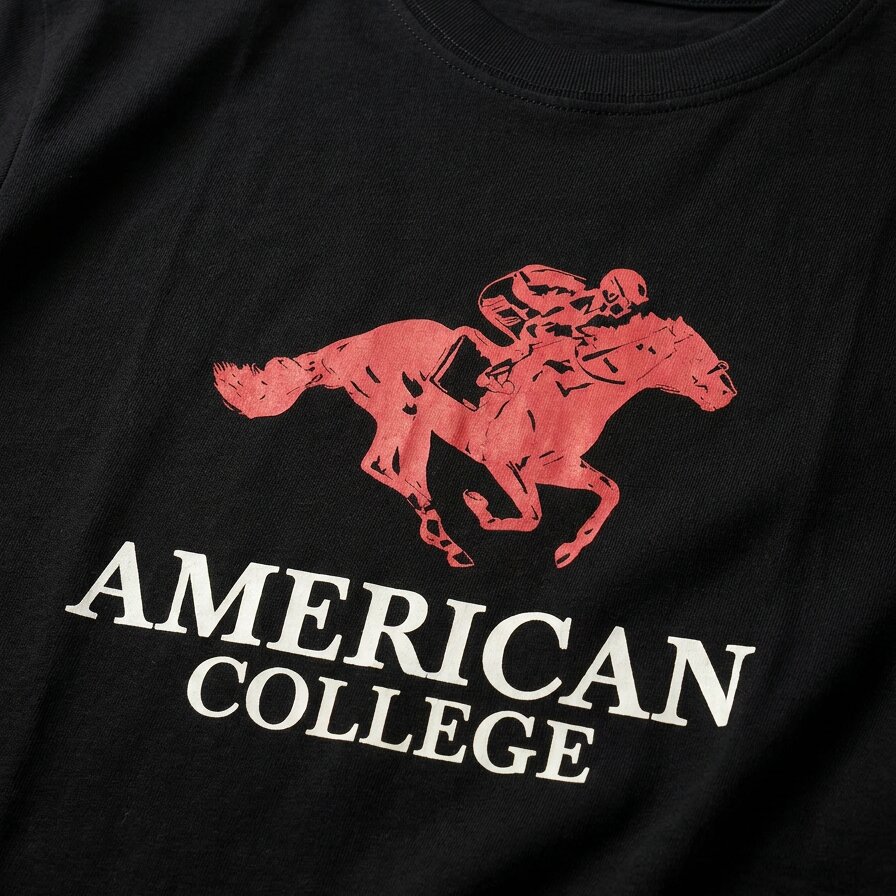American College t-shirt pour Homme – Image 4