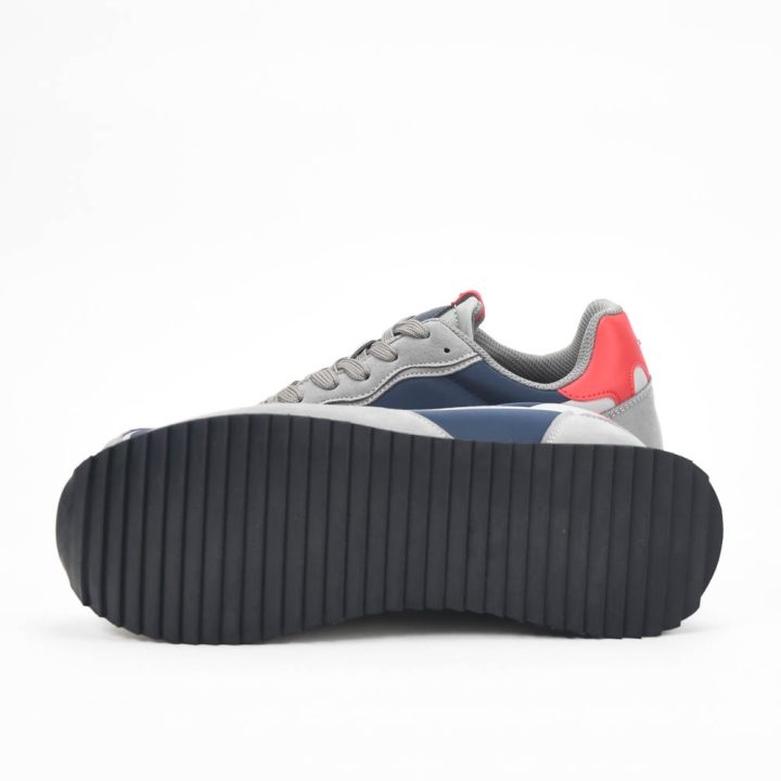 La Martina Low Top Leather Sneakers Grey