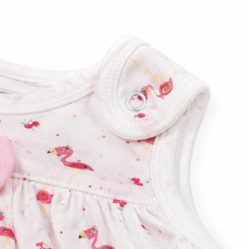 Ensemble bébé fille 1 pièce Flamant Rose Rose