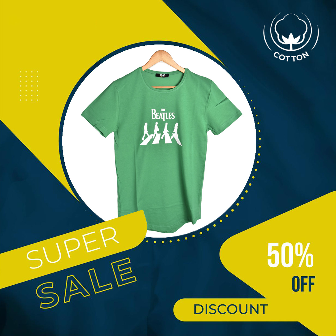 T-shirt VERT 2 *THE BEATLES * – Image 5