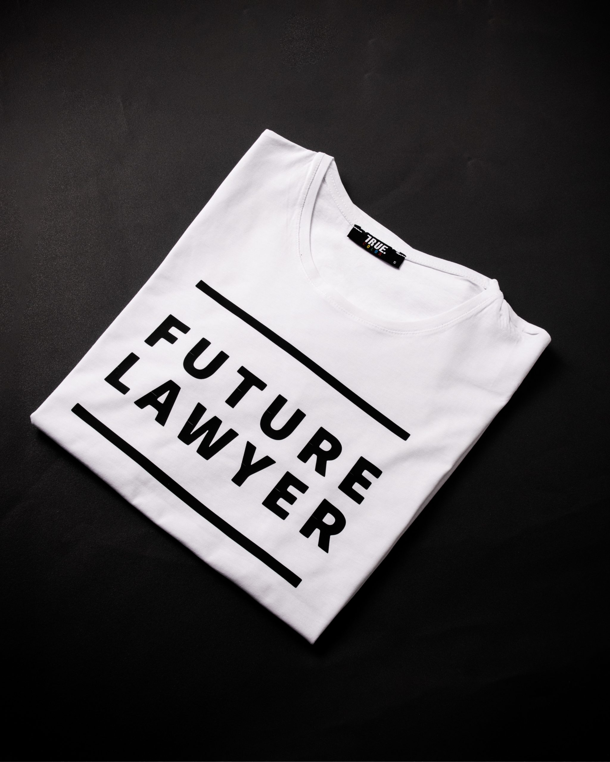T-shirt BLANC *FUTURE LAWYER * – Image 3
