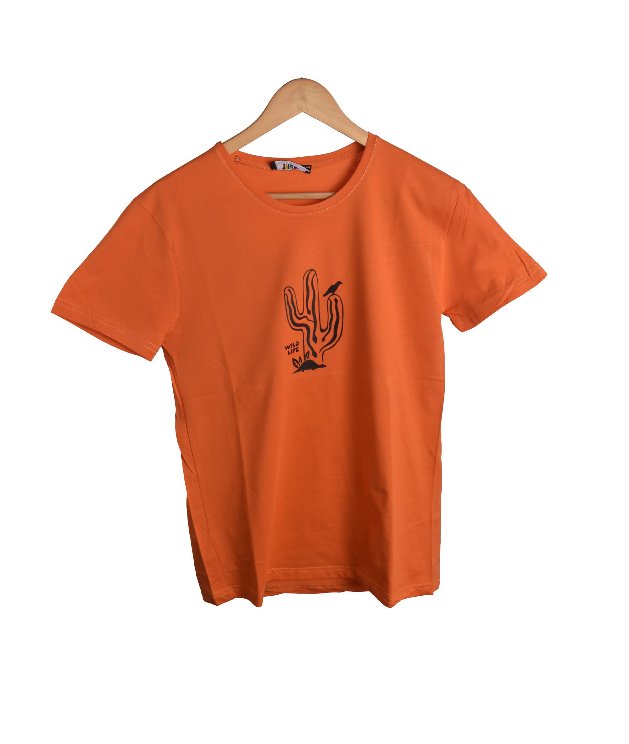T-shirt ORANGE LOGO NOIR *WILD LIFE* – Image 2