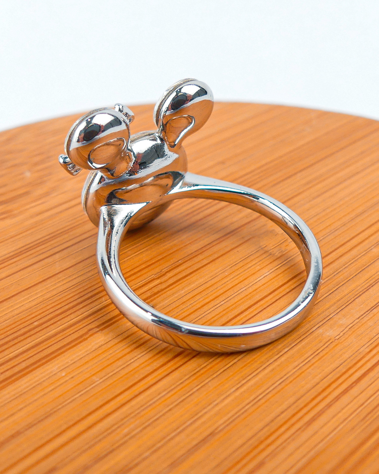 bague mickey mousse blanc – Image 2
