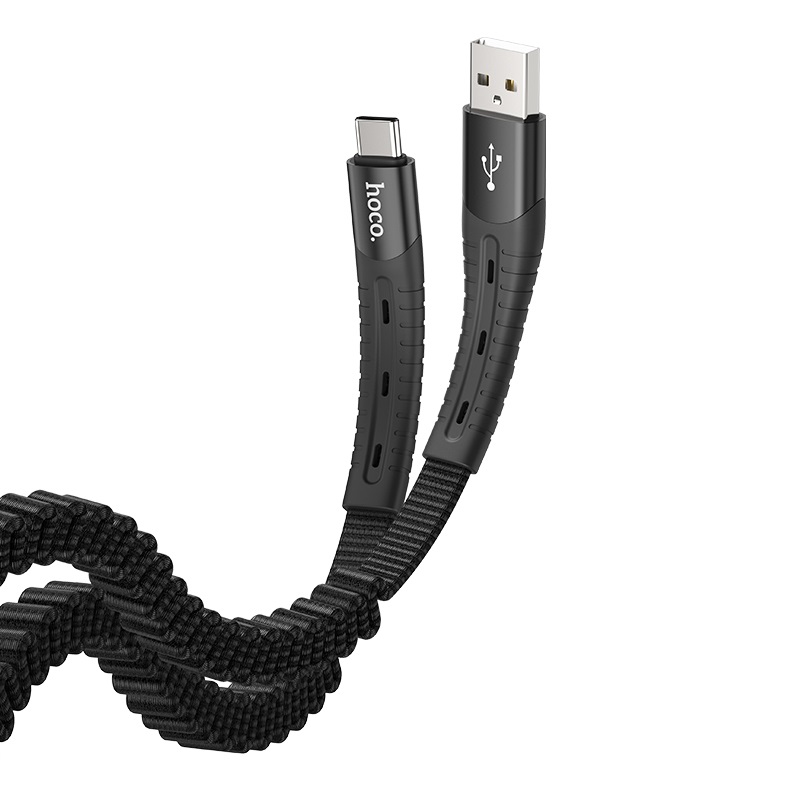 Hoco Cable U78 Type-C ( Black ) – Image 3