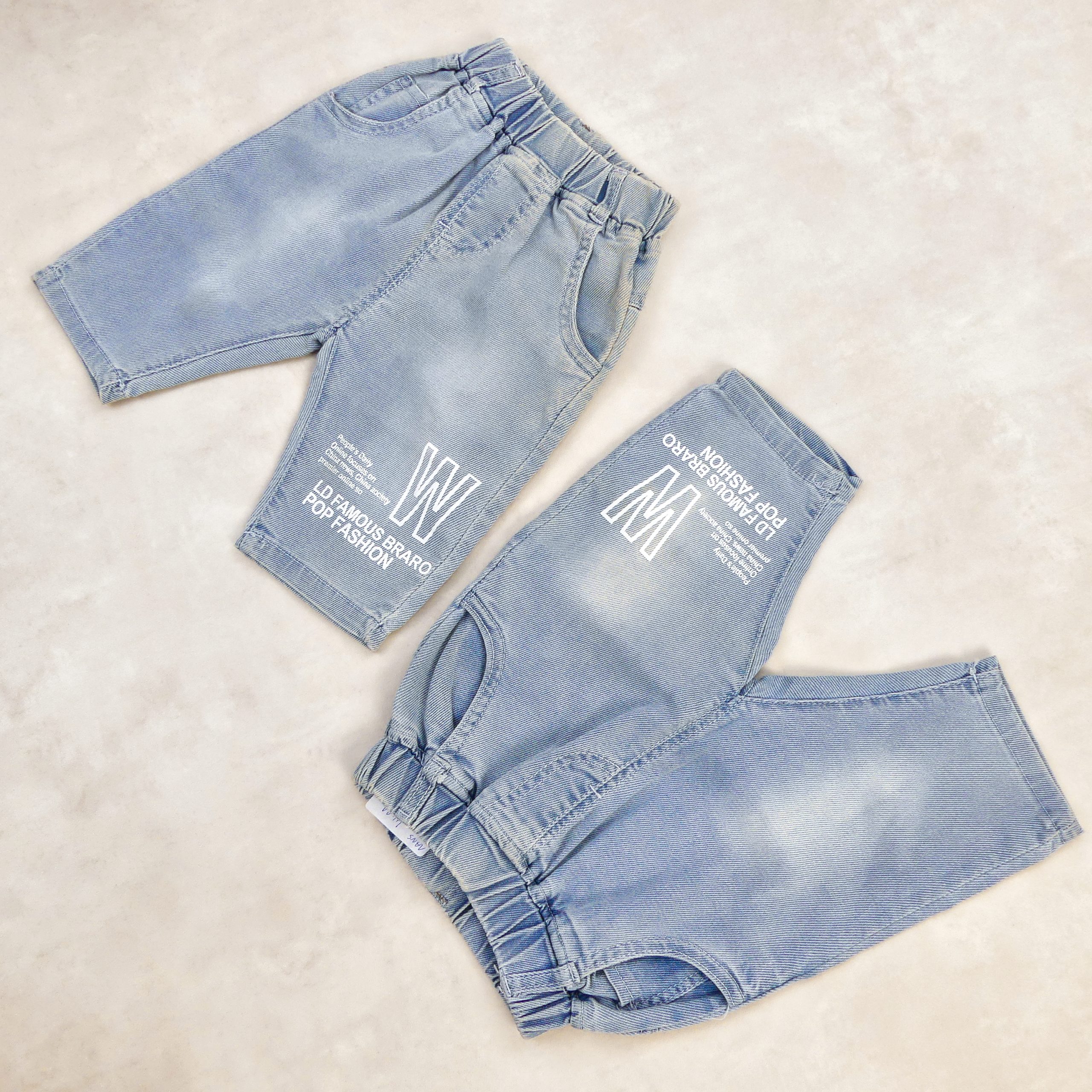 Pantalon jeans BLEU LD FAMOUS BRARO POP FASHION – Image 3