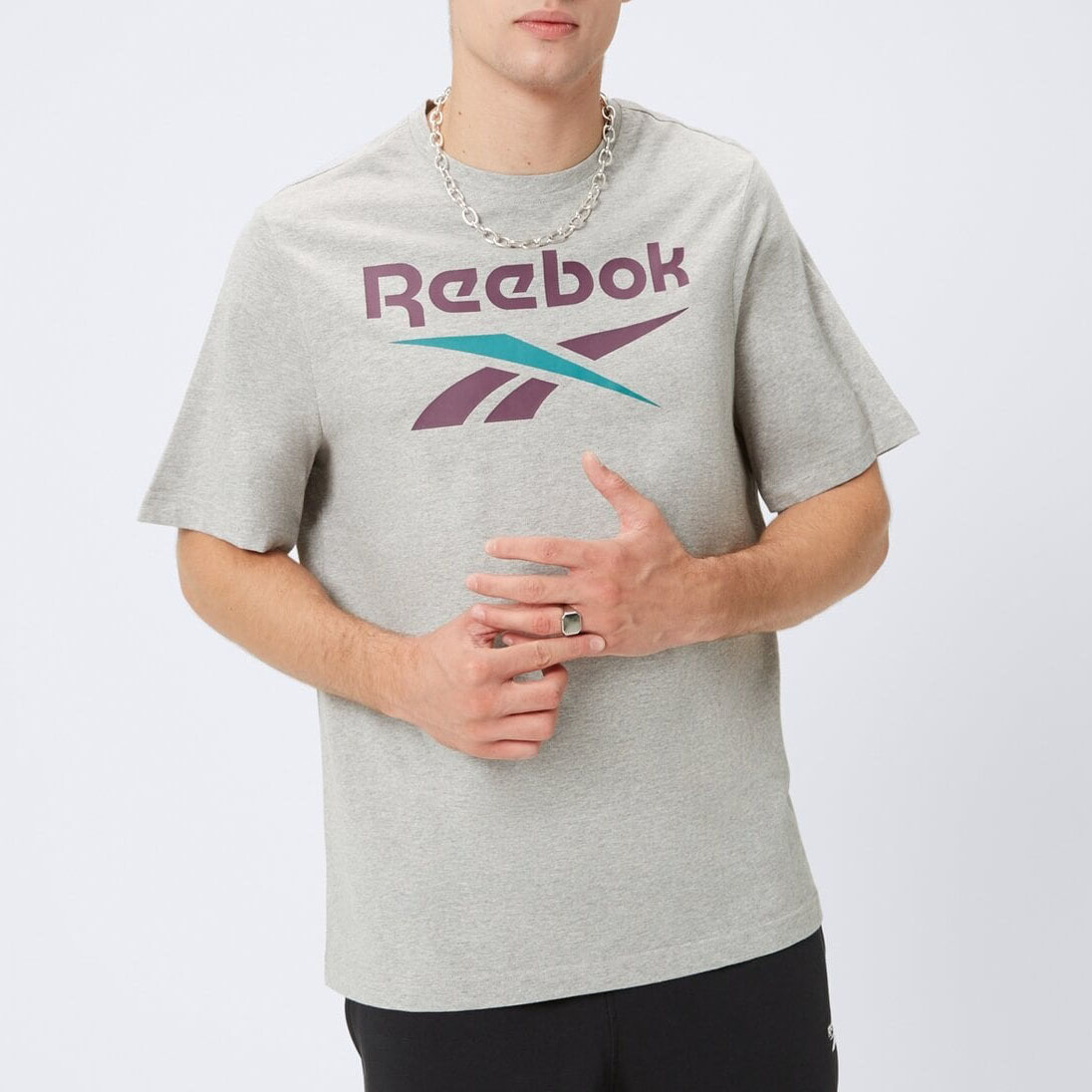 REEBOK IDENTITY BIG LOGO TEE – Image 4