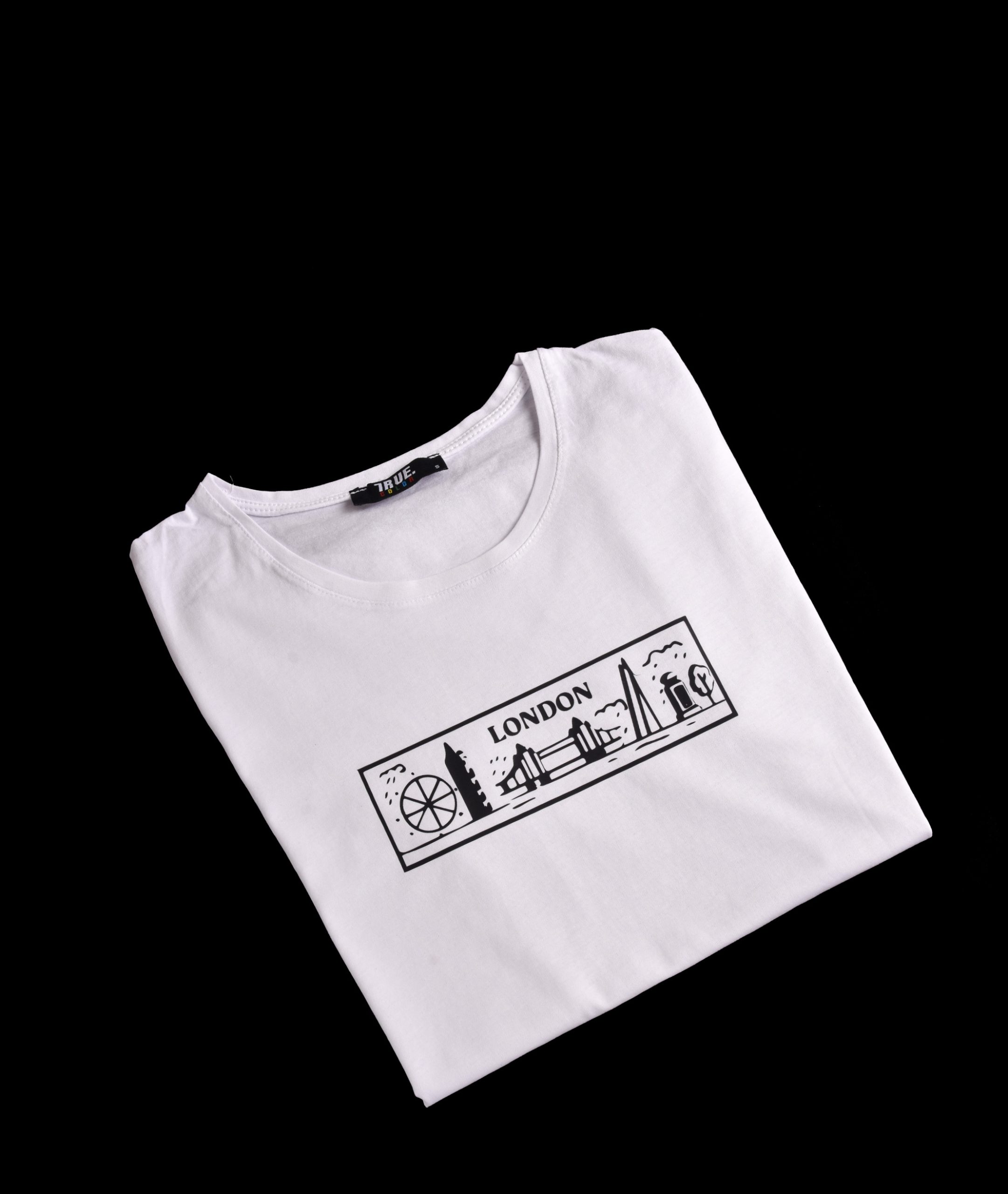 T-shirt BLANC 2 MOTIF LONDON – Image 3