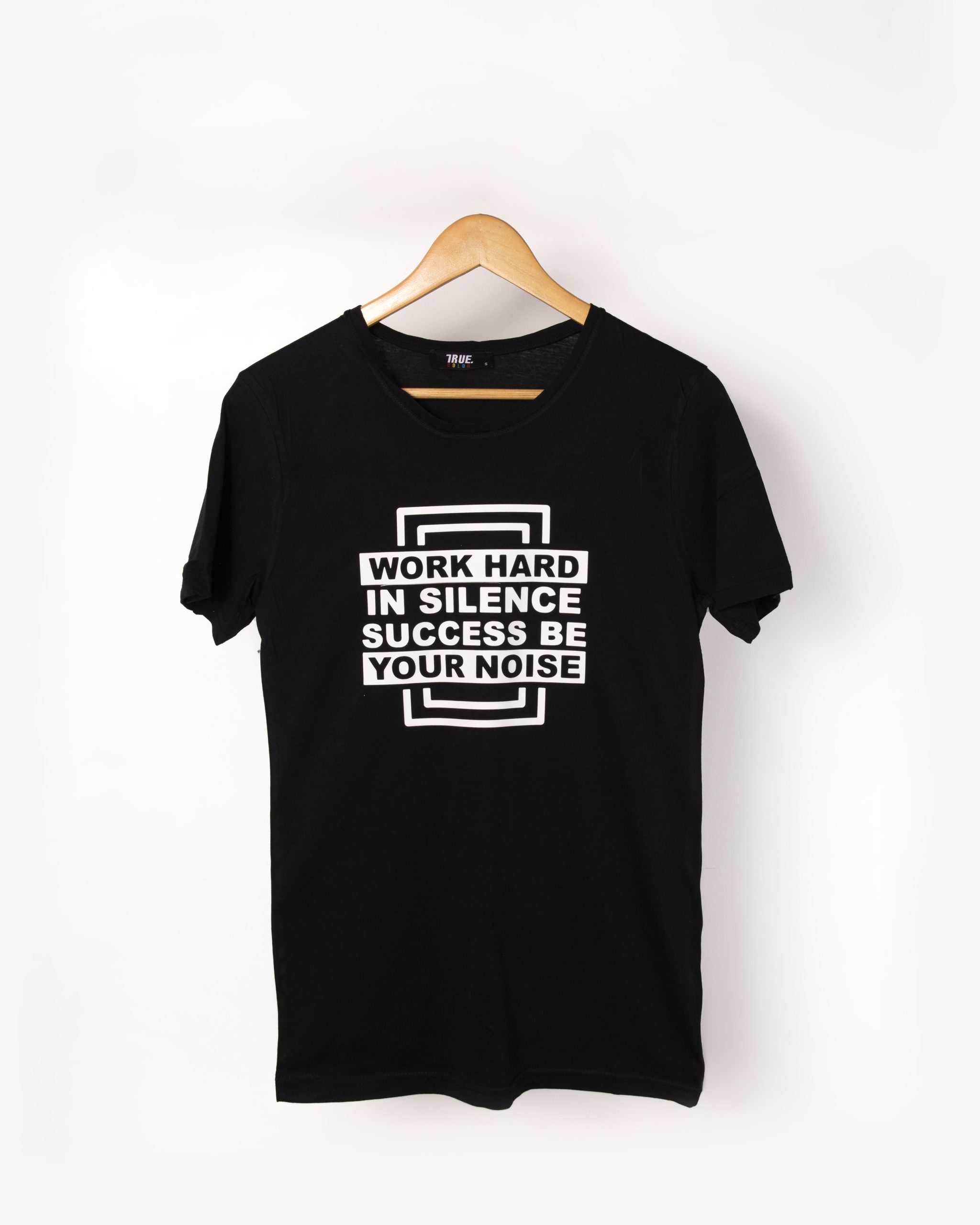 T-shirt NOIR *WORK HARD IN SILENCE SUCCESS BE YOUR NOISE* – Image 4