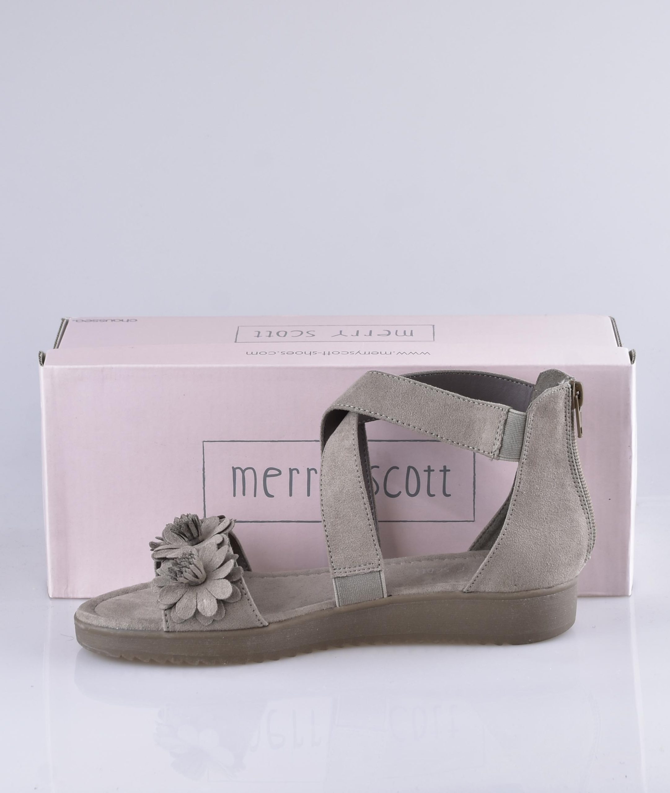 Sandale femme BLACK Merry scott Gris 8150205 s – Image 4