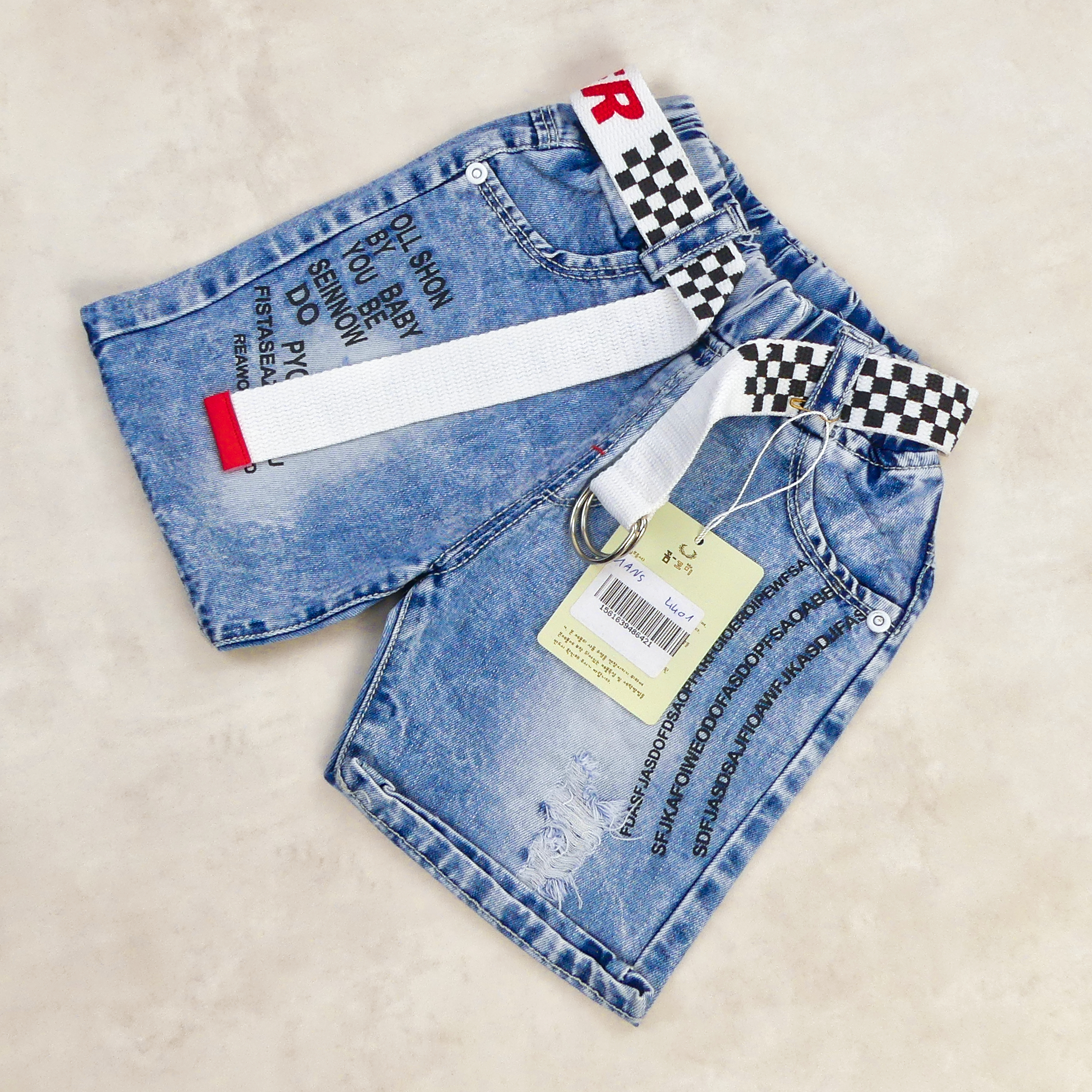 SHORT JEANS BLEU 'OLL SHON BY YOU' 002 – Image 3