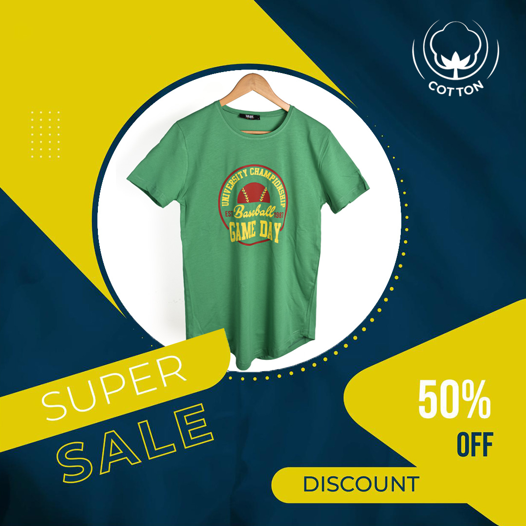 T-shirt VERT BASSEBALL – Image 5