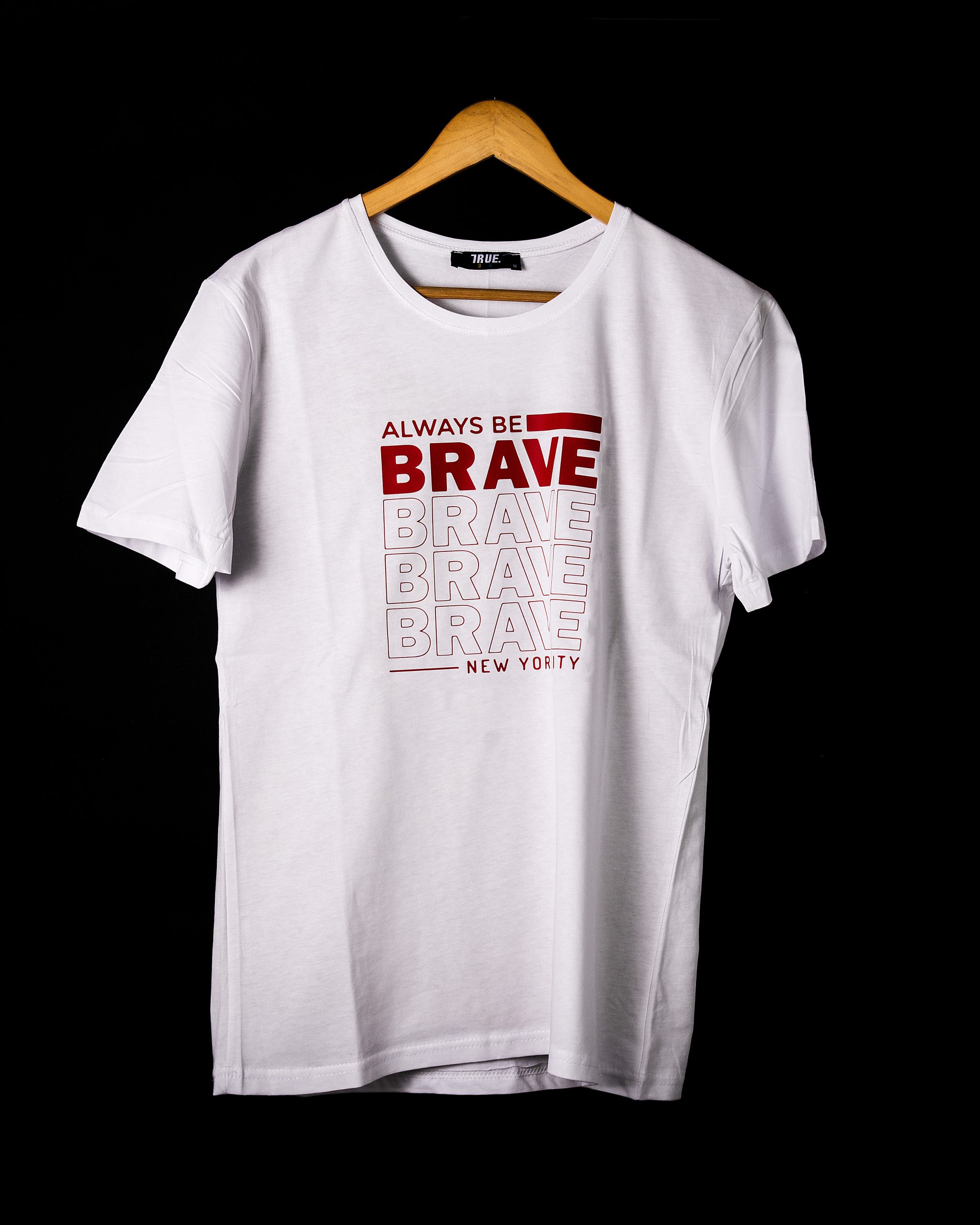 T-shirt BLANC *ALWAYS BE BRAVE* – Image 2