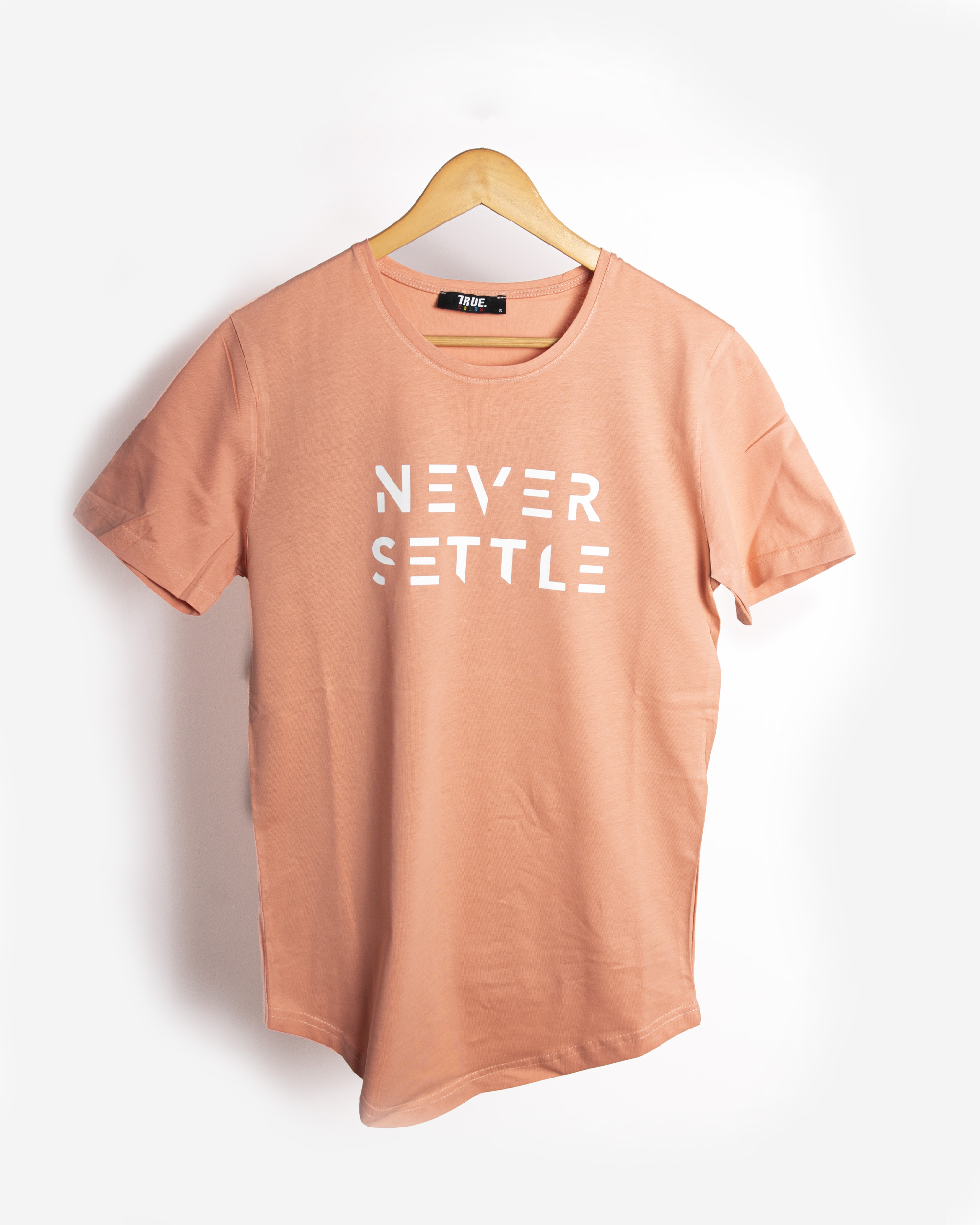 T-shirt SAUMON 2 *NEVER SETTLE* – Image 2