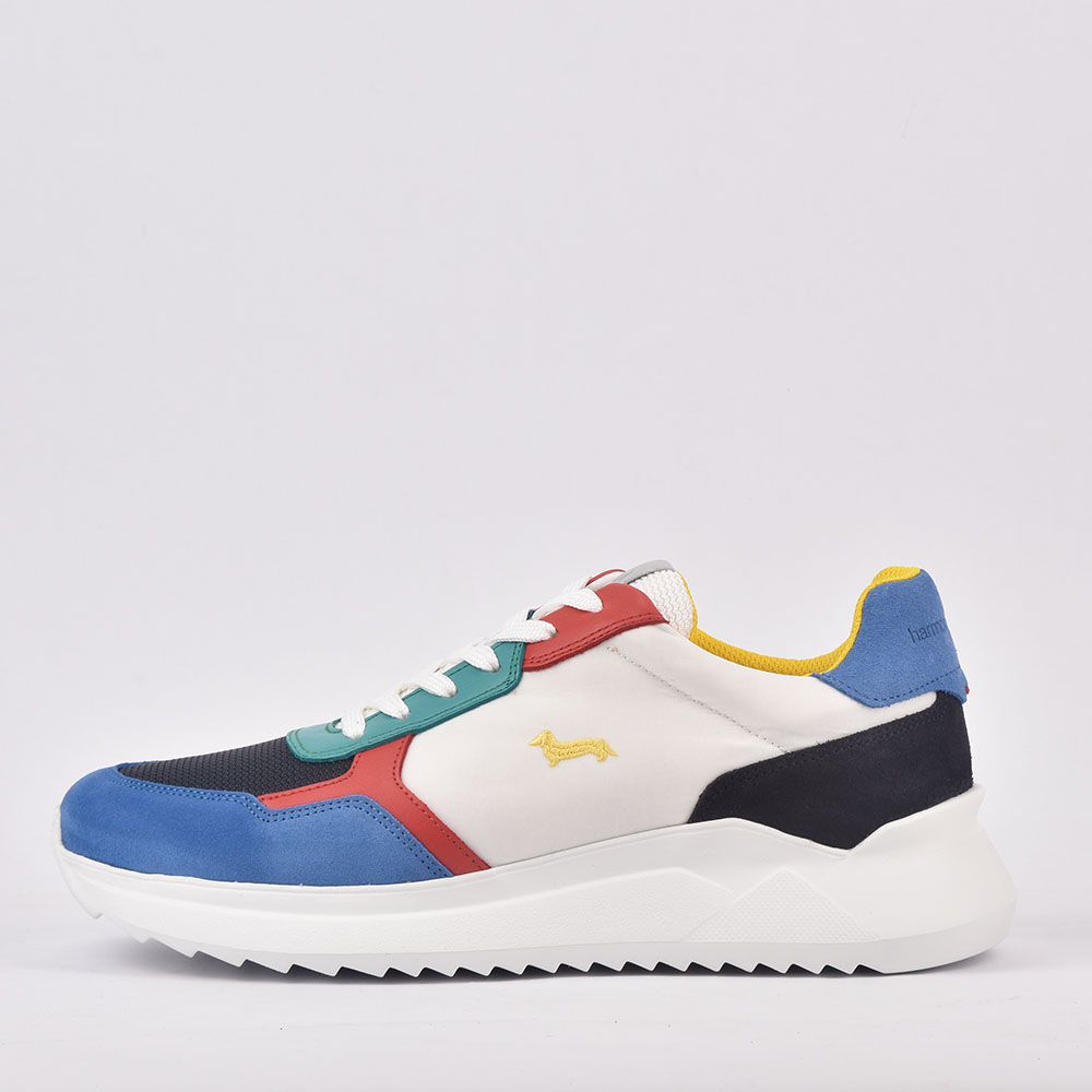 HARMONT AND BLAINE SCARPA UOMO CAMOSCIO AZZURRO – Image 6