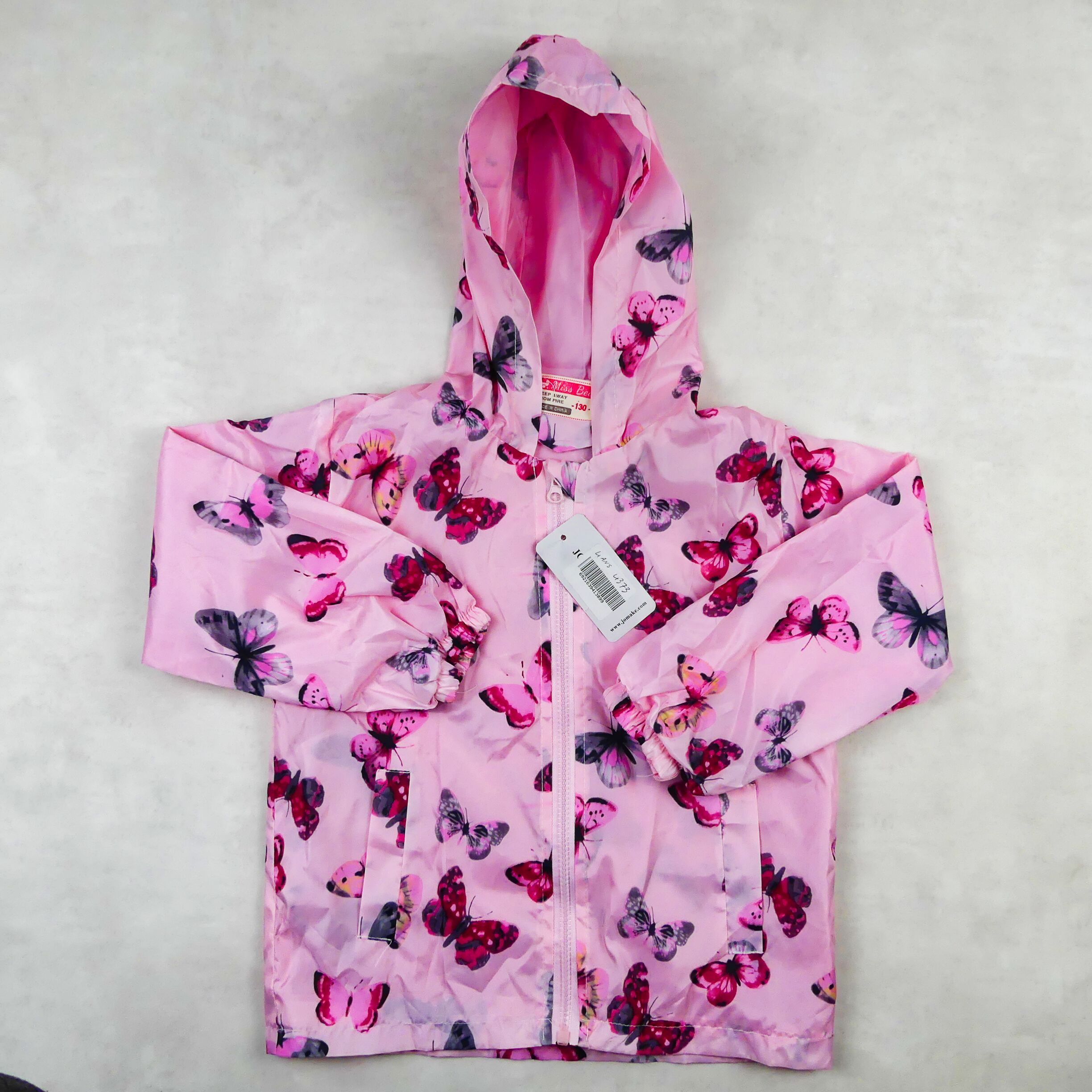 VESTE CAWET ROSE -MOTIF PAPILLON – Image 2