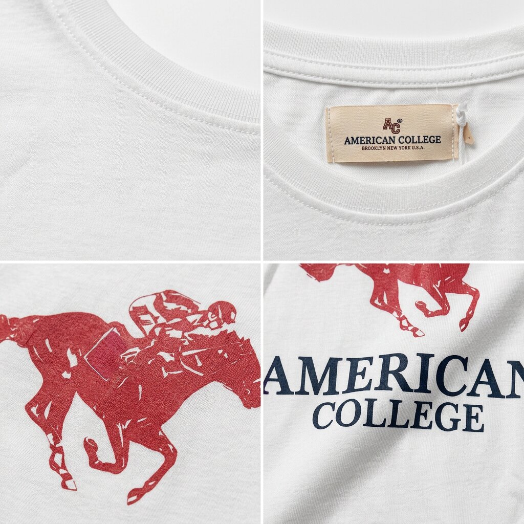 American College t-shirt pour Homme – Image 3