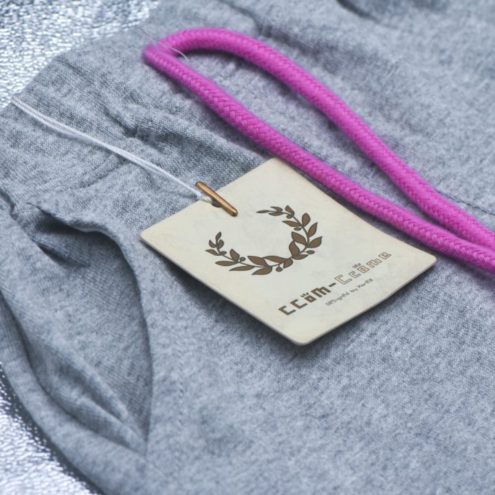 SHORT GRIS AVEC LE ROSE POUR FILLE MOFF GREAN