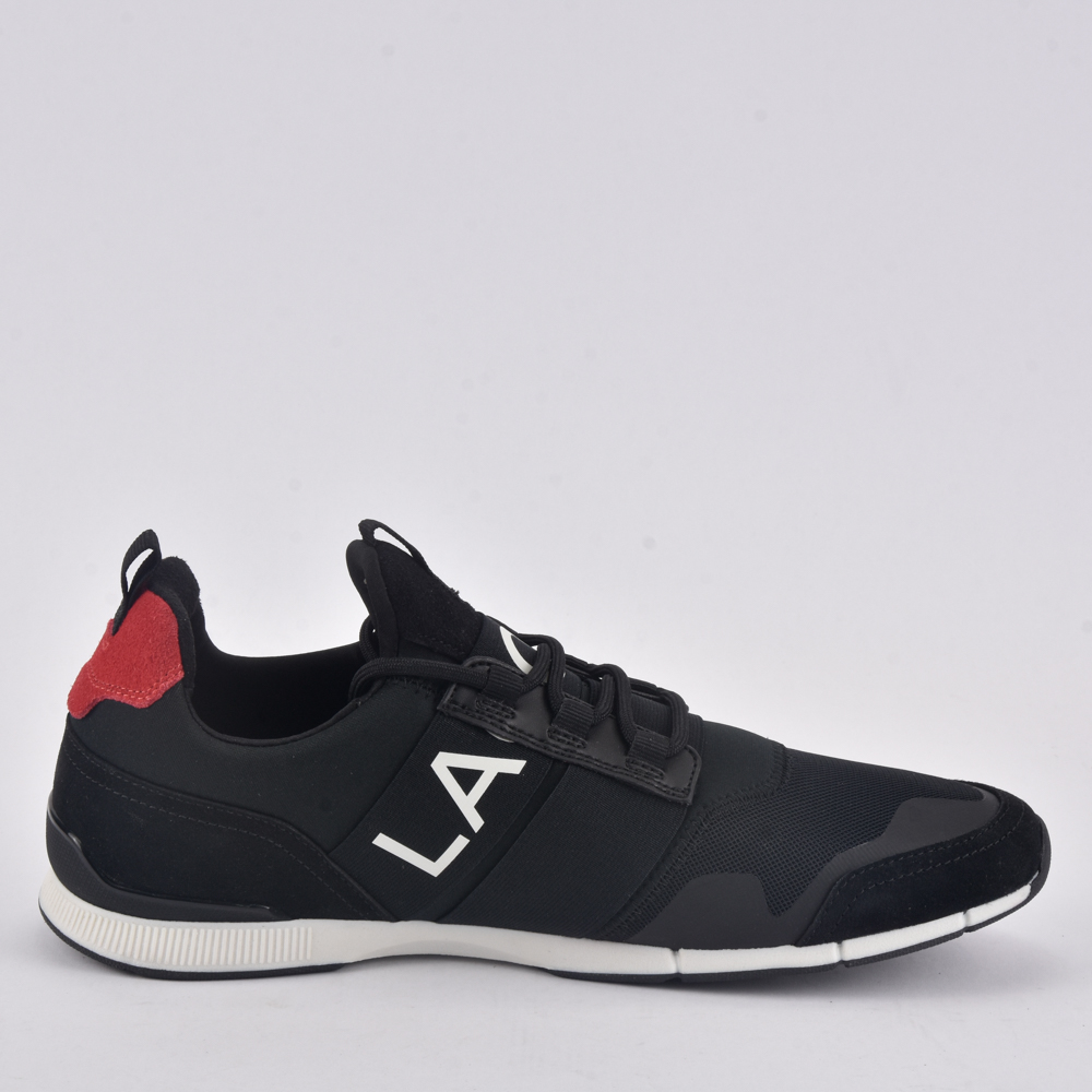 LACOSTE MANEVRA ELITE 0120 1 CMA BLK/RED TEXTILE – Image 5