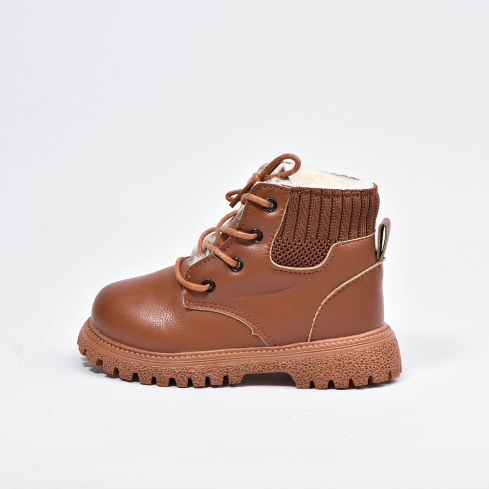 Bottes de neige Marron coordonnantes Enfants – Image 2