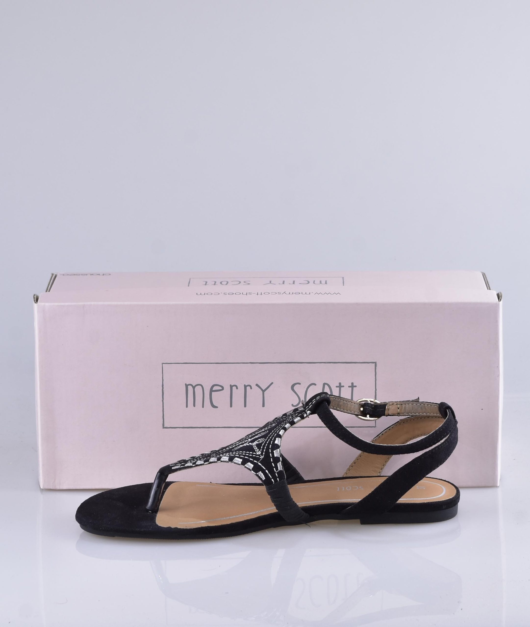 Sandale femme Merry Scott noire et argent 81510252s – Image 4