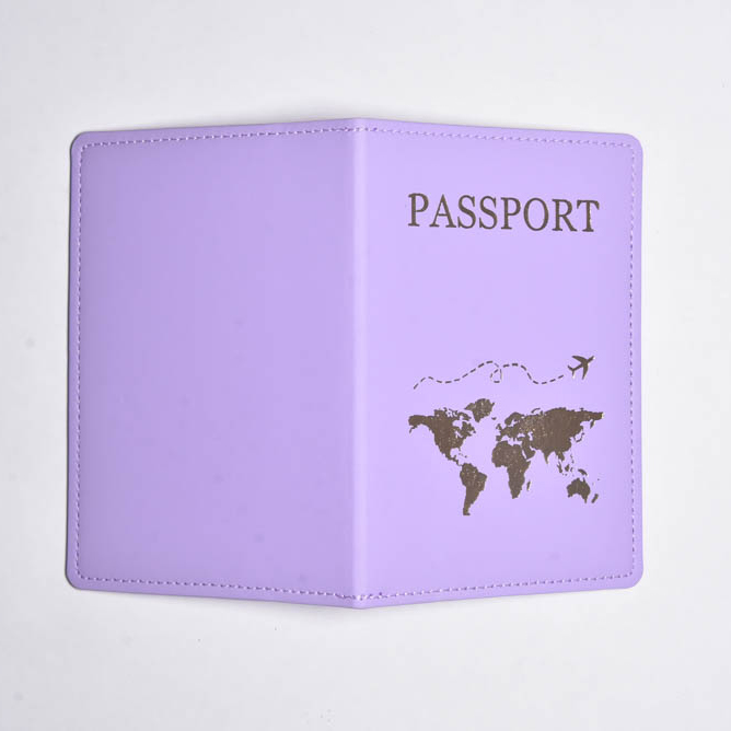 Étui à passeport world (violet) – Image 3