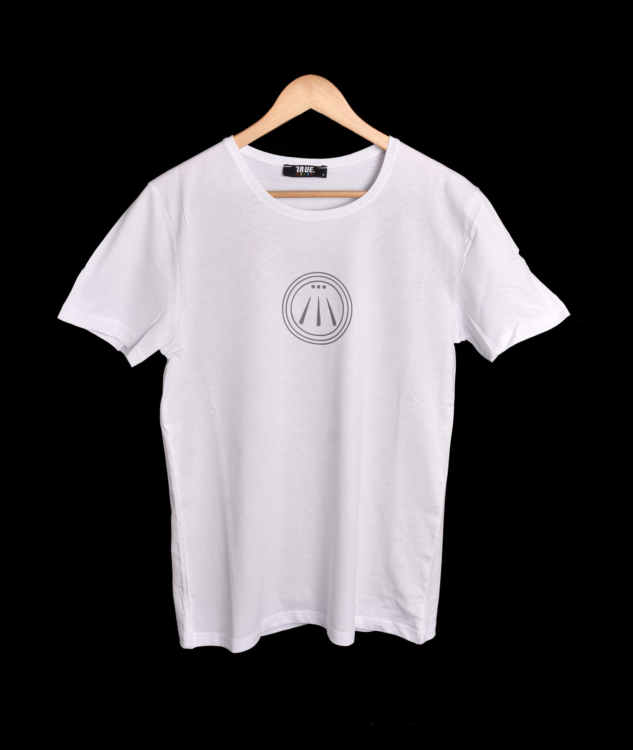 T-shirt BLANC SYMBOLE CELTIQUE AWEN – Image 2