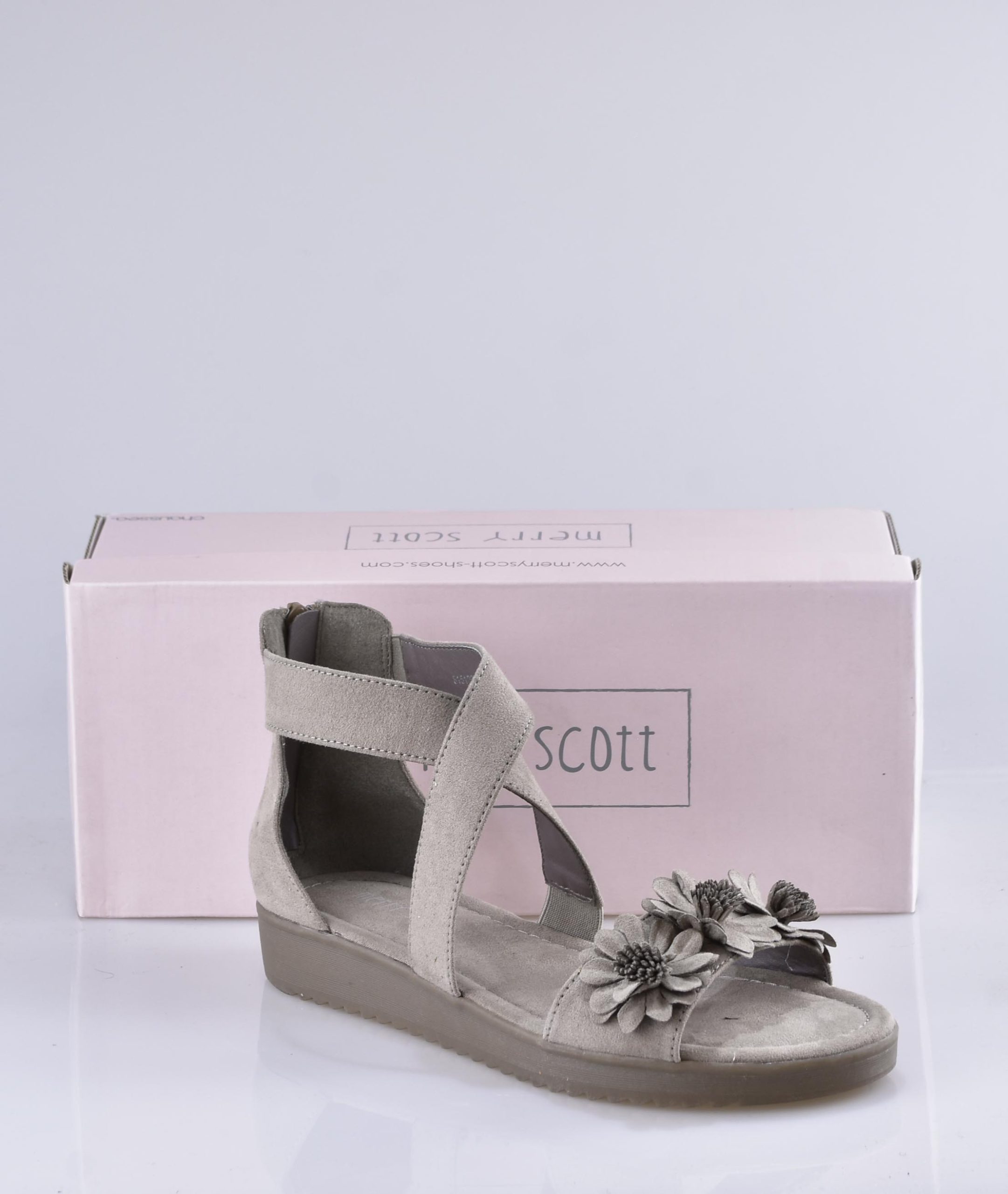 Sandale femme BLACK Merry scott Gris 8150205 s – Image 3