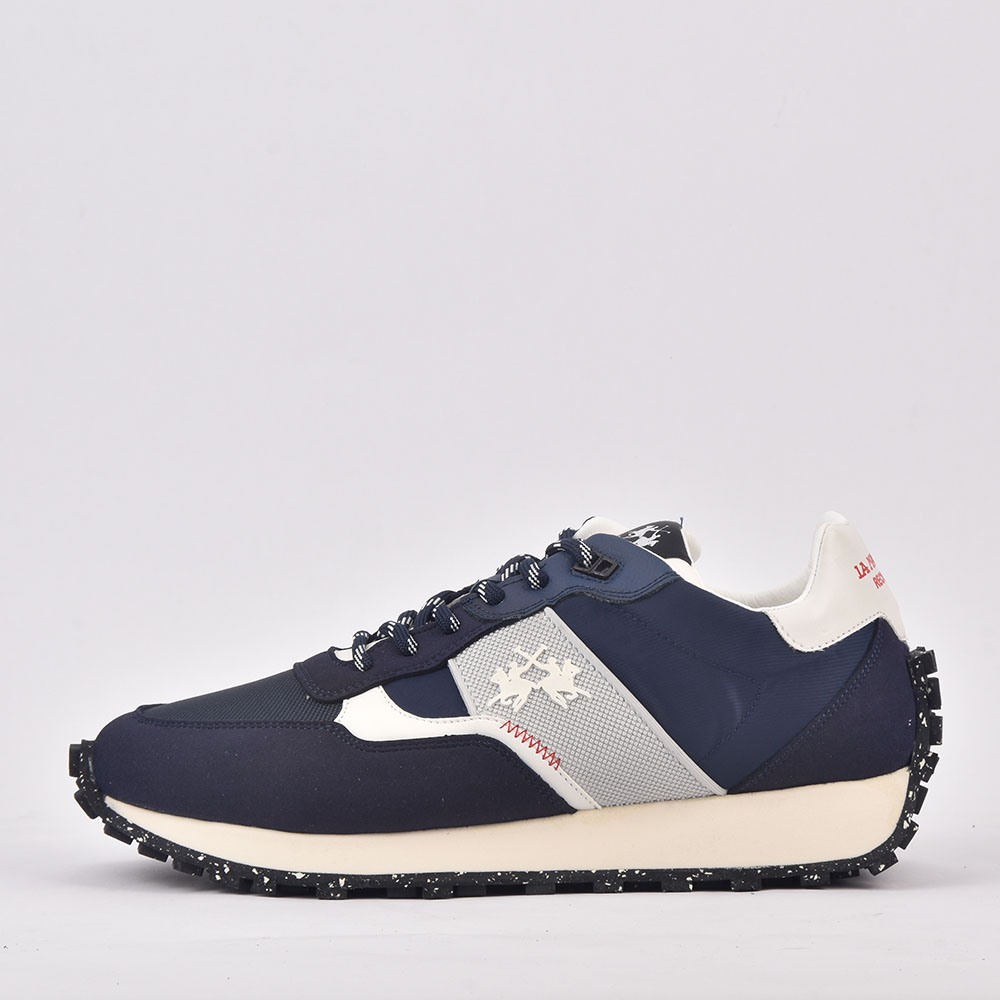 LA MARTINA SCARPA UOMO SUEDE ECO TEX NYLON ECO BLU – Image 5