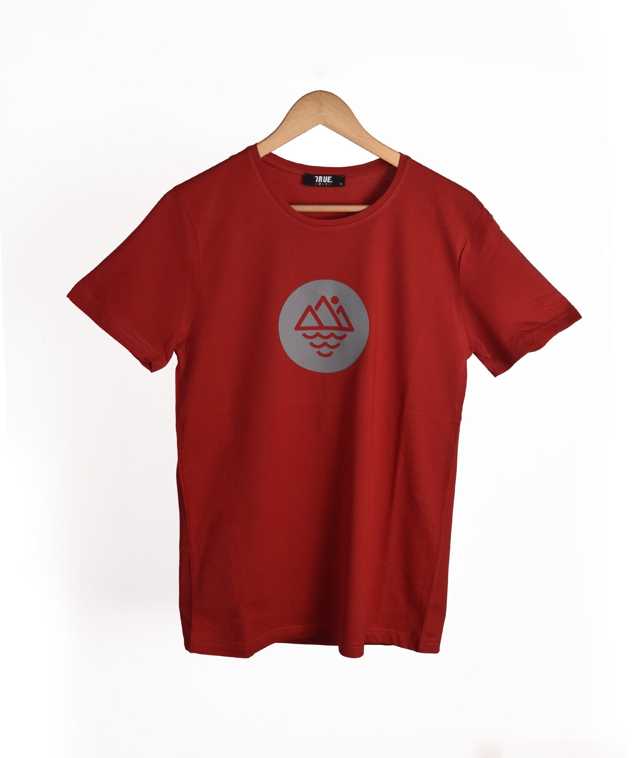 T-shirt ROUGE MOTIF *LA PLAGE* – Image 2