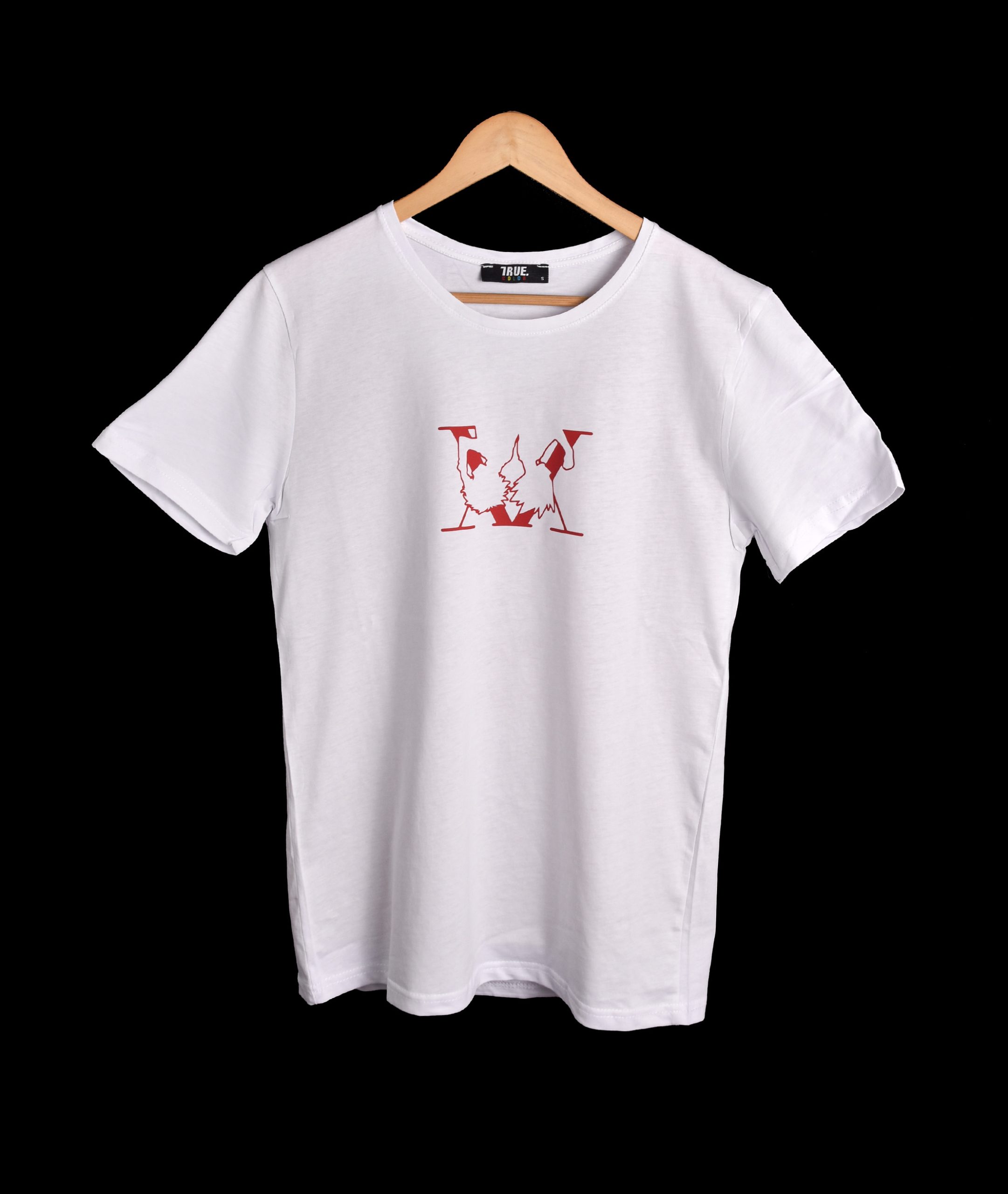T-shirt BLANC AVEC LOGO ROUGE MANGA JAPONAIS – Image 2