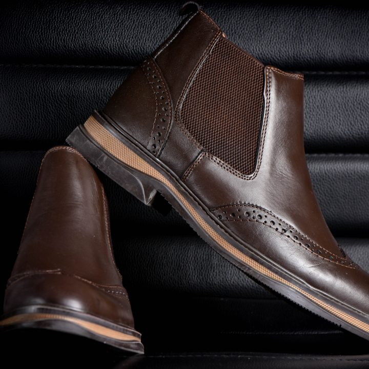 Chelsea boot marron