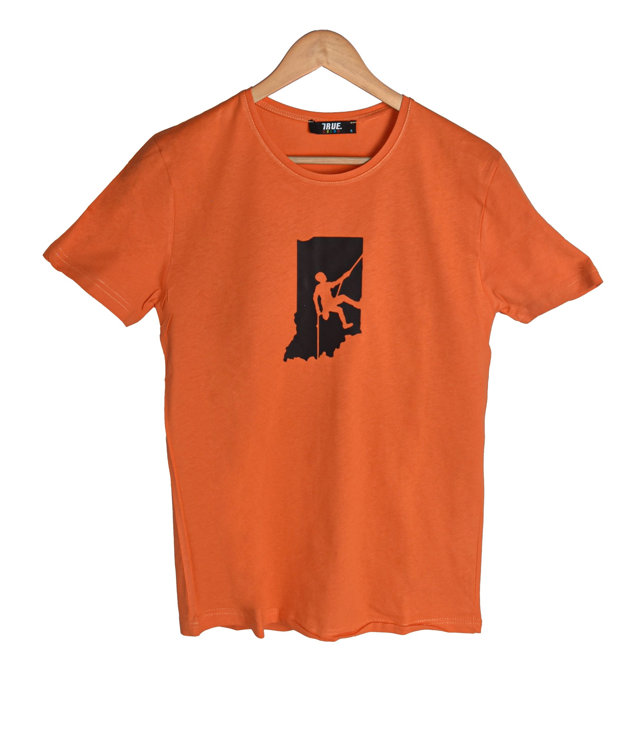T-shirt orange 1 Alpinisme – Image 2