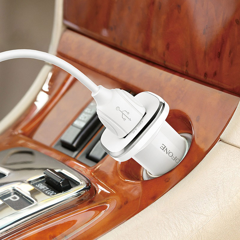 SINGLE PORT QC3.0 IN-CAR CHARGER SET -TYPE C .BZ12A – Image 3