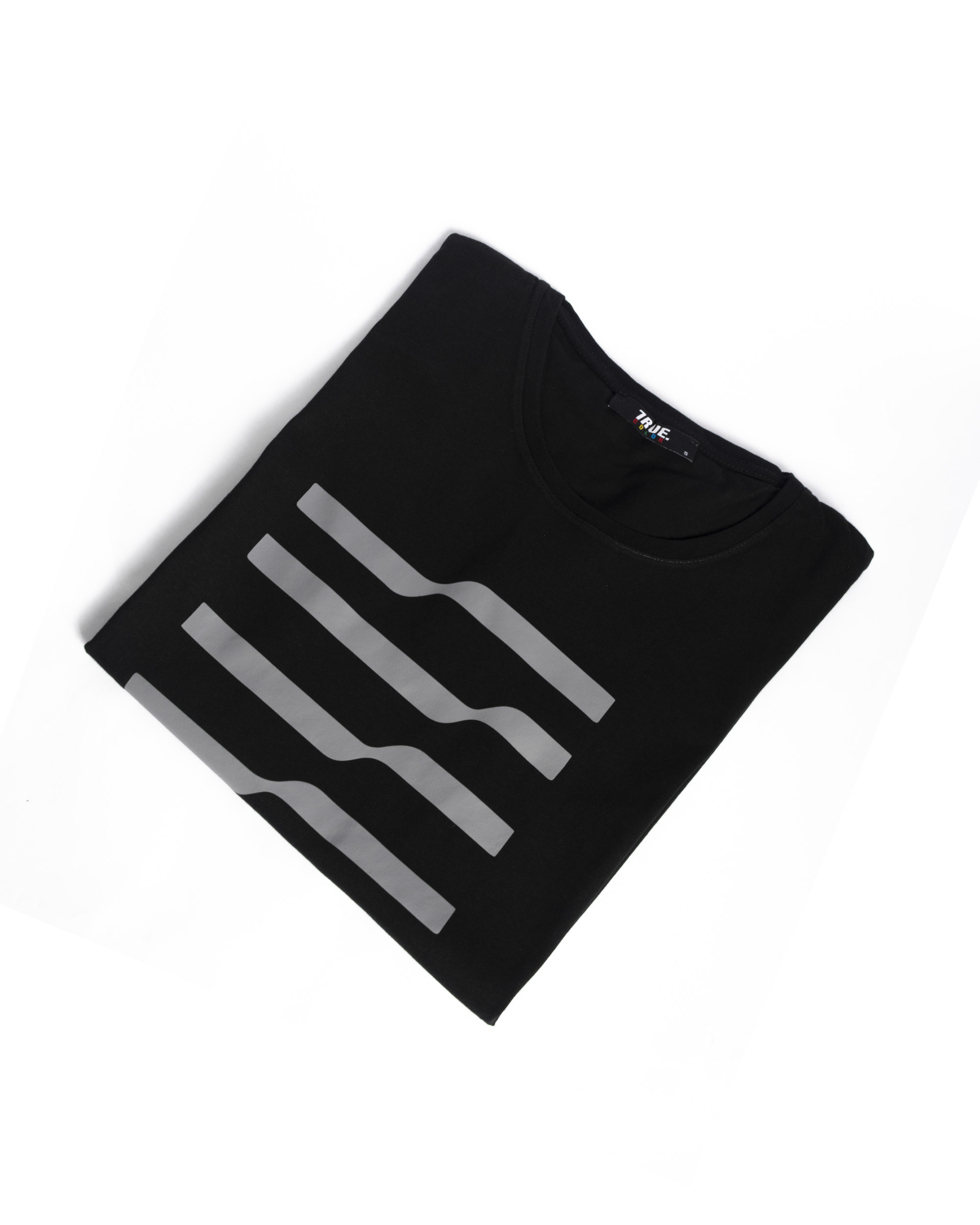 T-shirt NOIR 2 *4 LIGNES * – Image 4