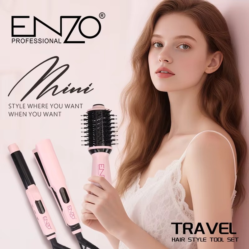 ENZO Professional EN-3316 3 Piece Travel Hair Style Tool Set – Image 4