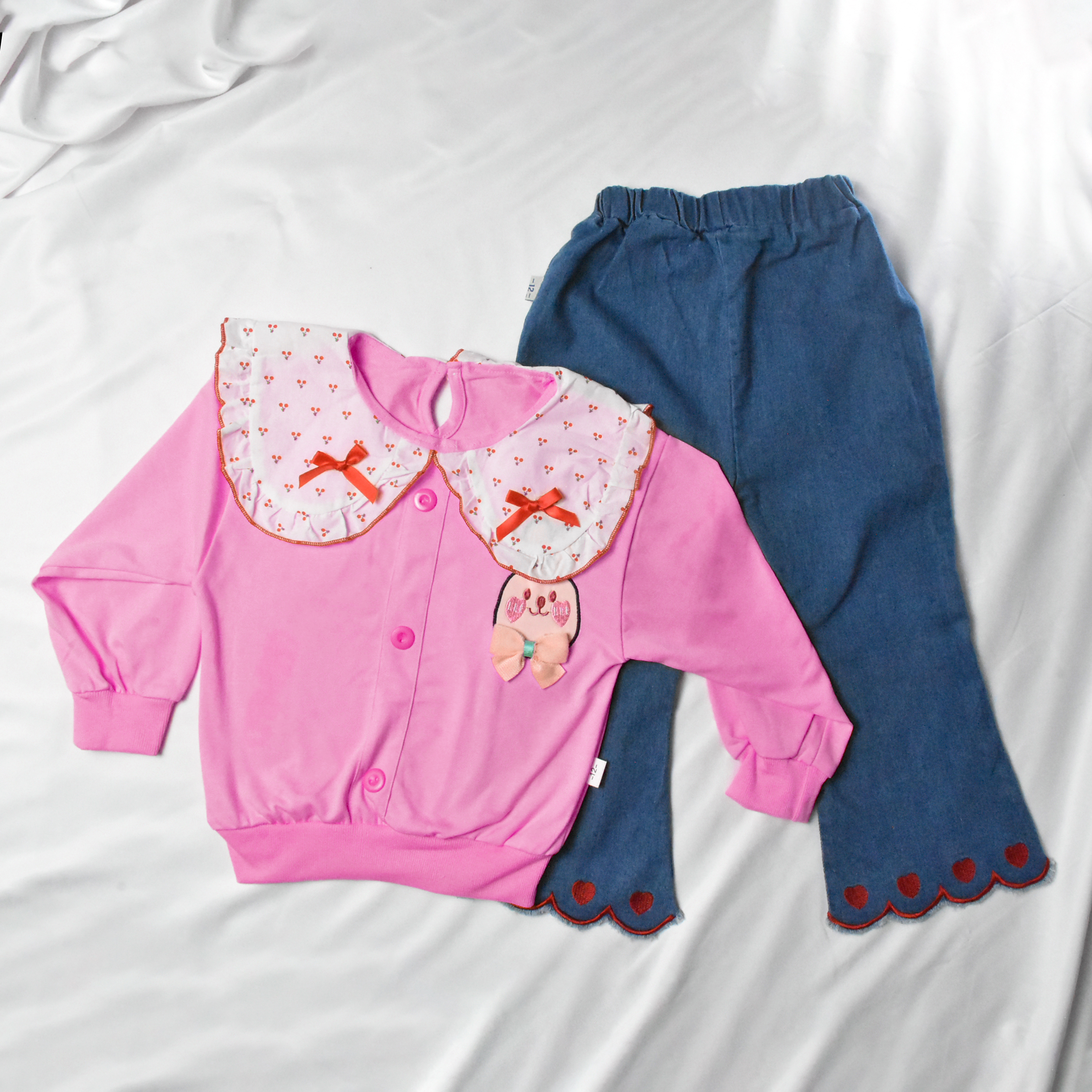 ENSEMBLE 2 pcs t-shirt ROSE – Image 2