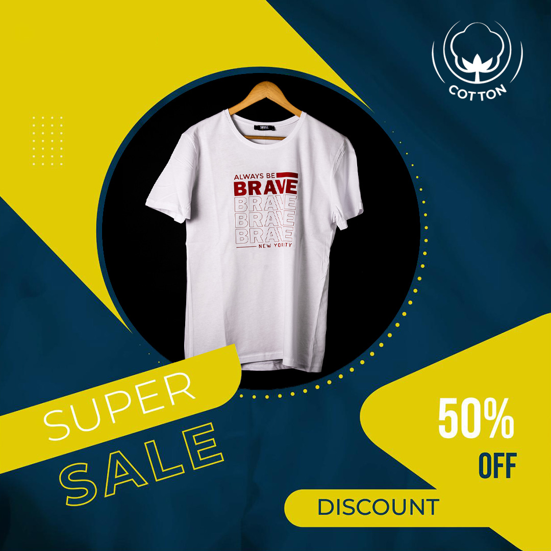 T-shirt BLANC *ALWAYS BE BRAVE* – Image 5
