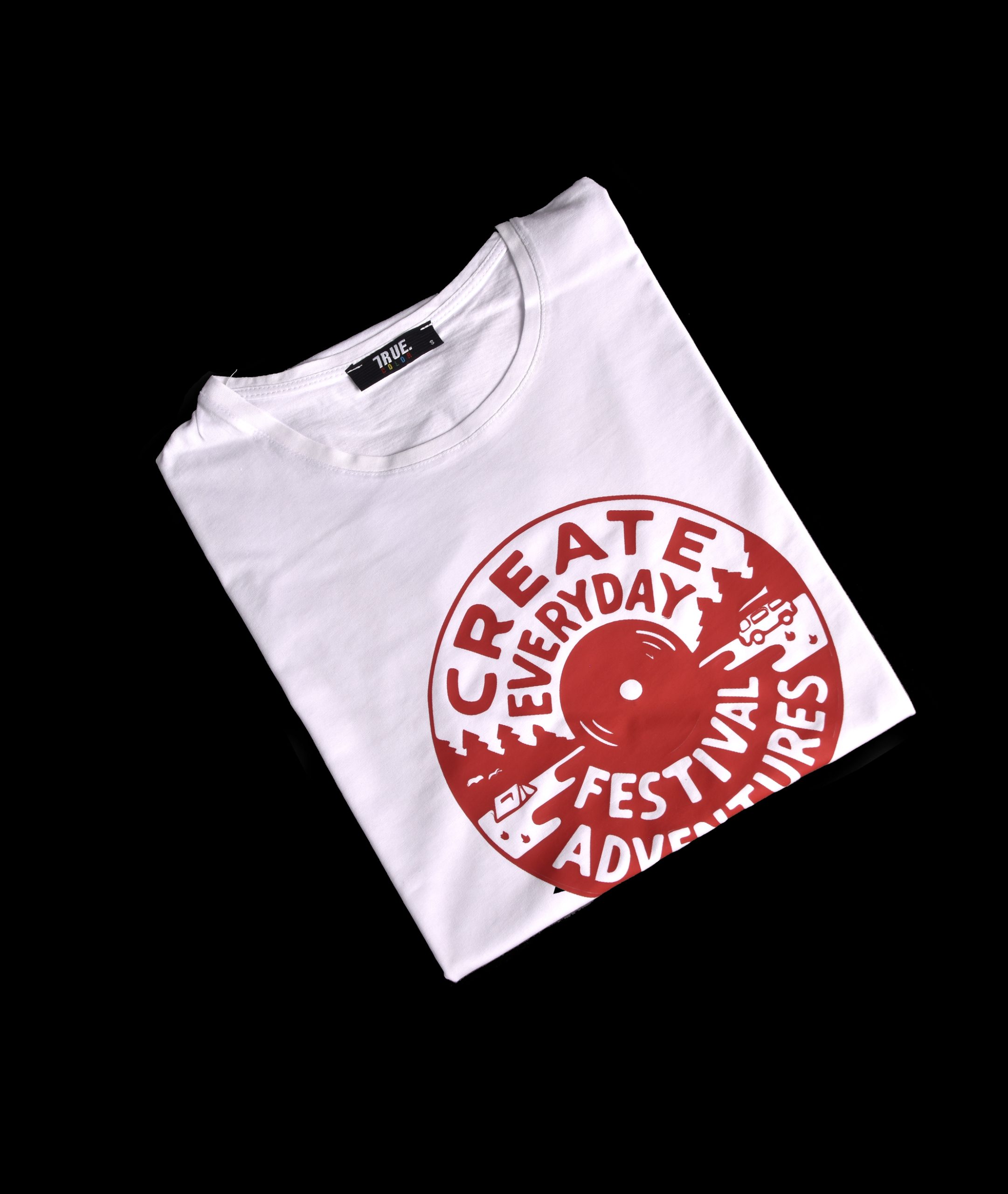 T-shirt BLANC 2 *CREATE EVERDAY * – Image 3