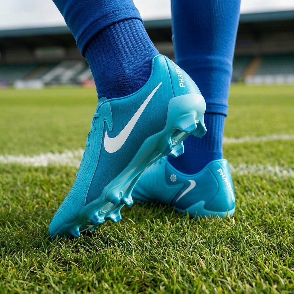 NIKE Phantom GX 2 Academy MG Low « Blue Fury White » – Image 2