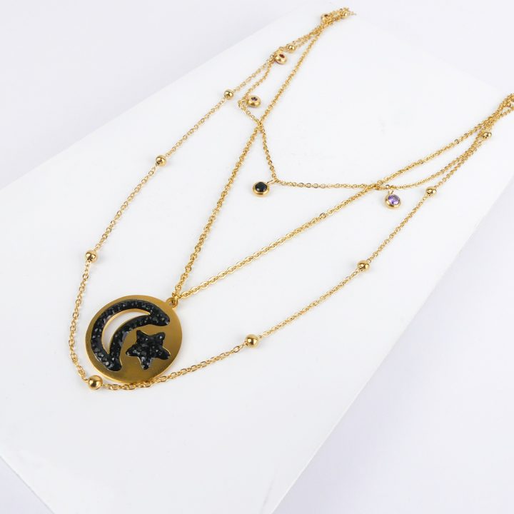 Collier Double Chaine N°62