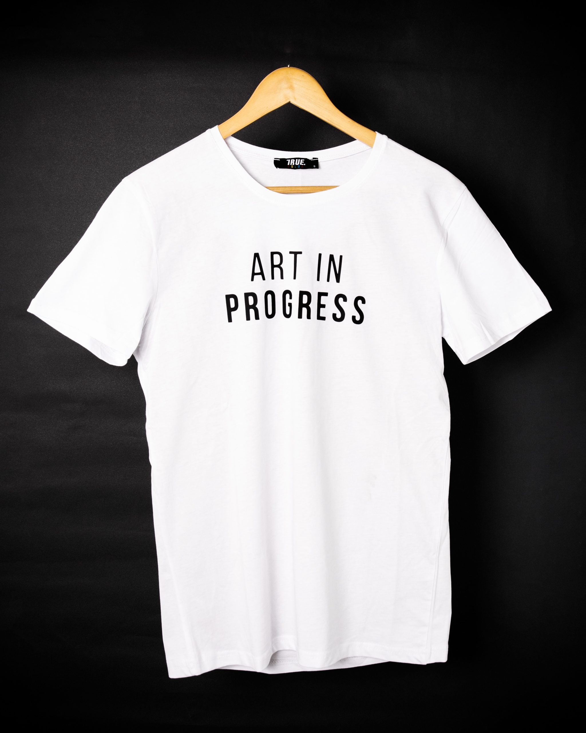 T-shirt BLANC *ART IN PROGRESS* – Image 4
