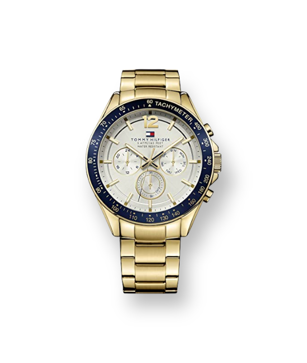 Tommy Hilfiger Homme Multi-Cadrans Quartz Montre avec Bracelet en Acier Inoxydable 1791121