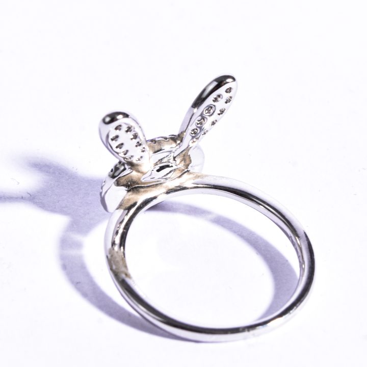 bague lapin move -argent-