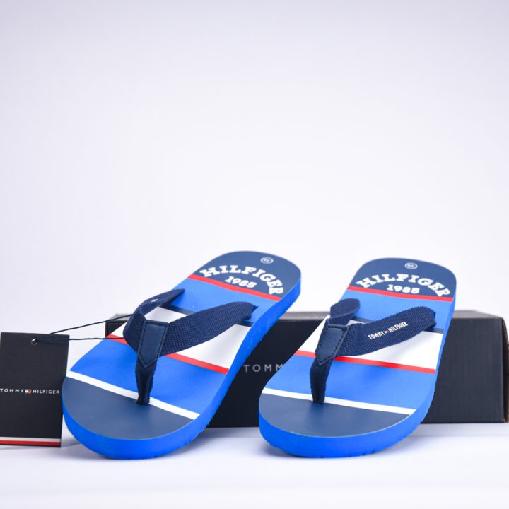 STRIPES FLIP FLOP BLUE